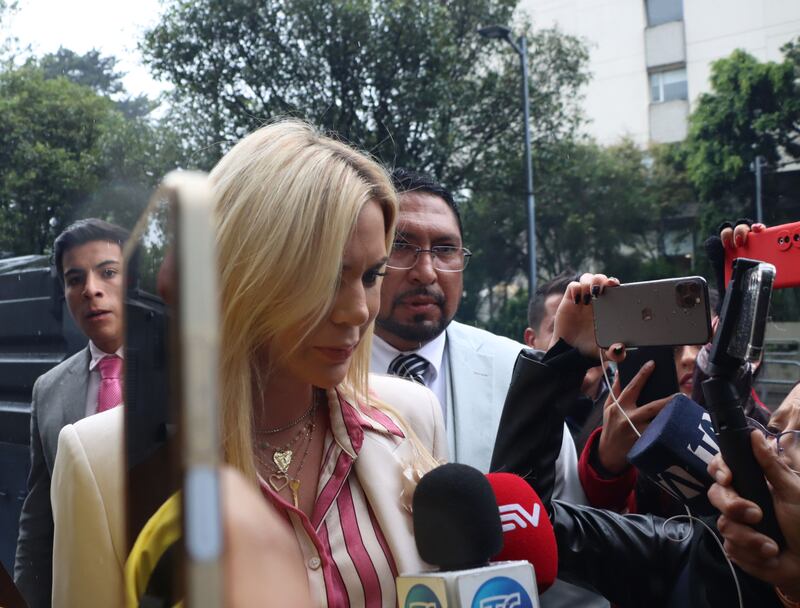 Carolina Jaume llega a la Fiscalía para rendir su versión voluntaria
