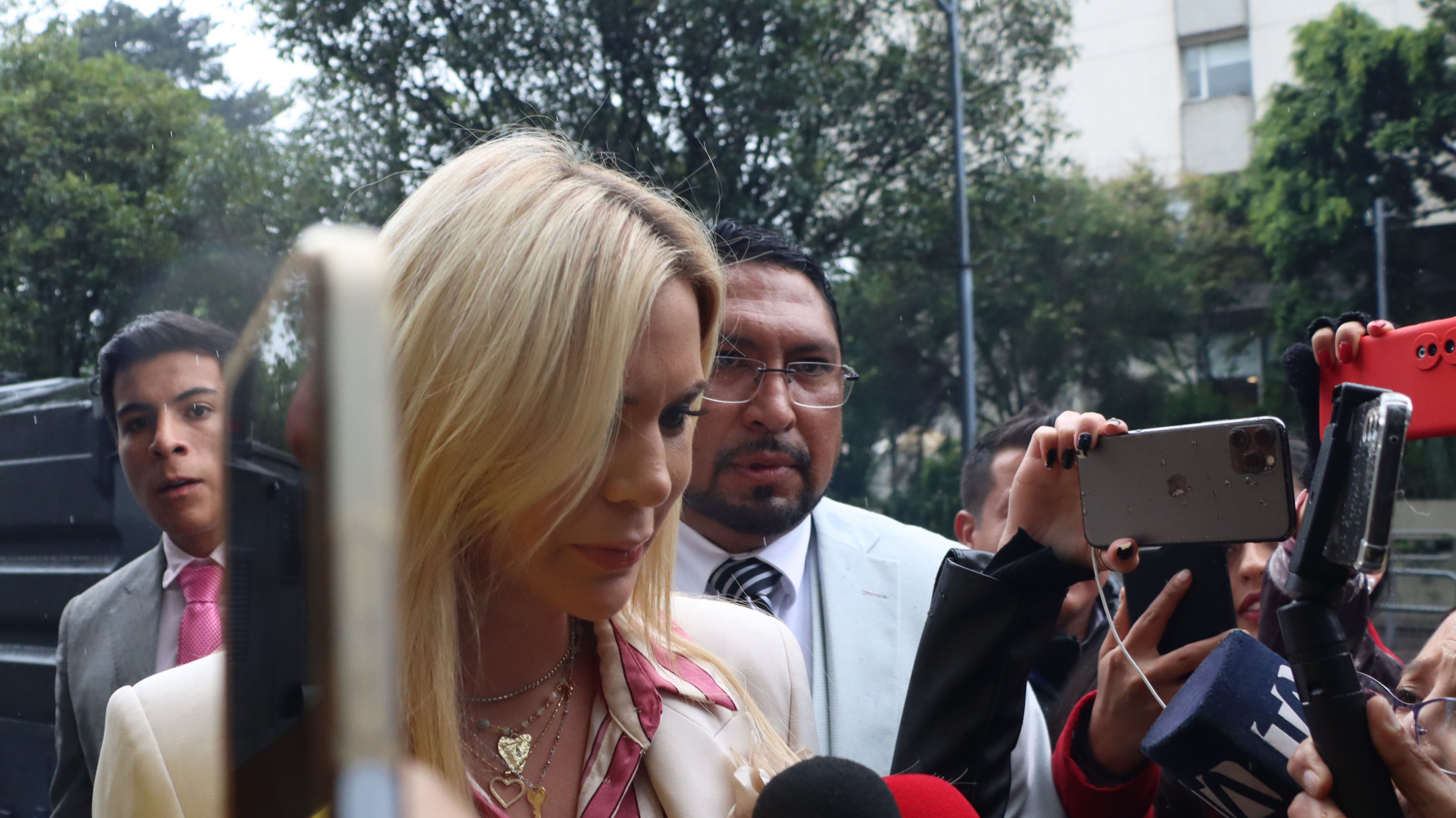 Carolina Jaume llega a la Fiscalía para rendir su versión voluntaria