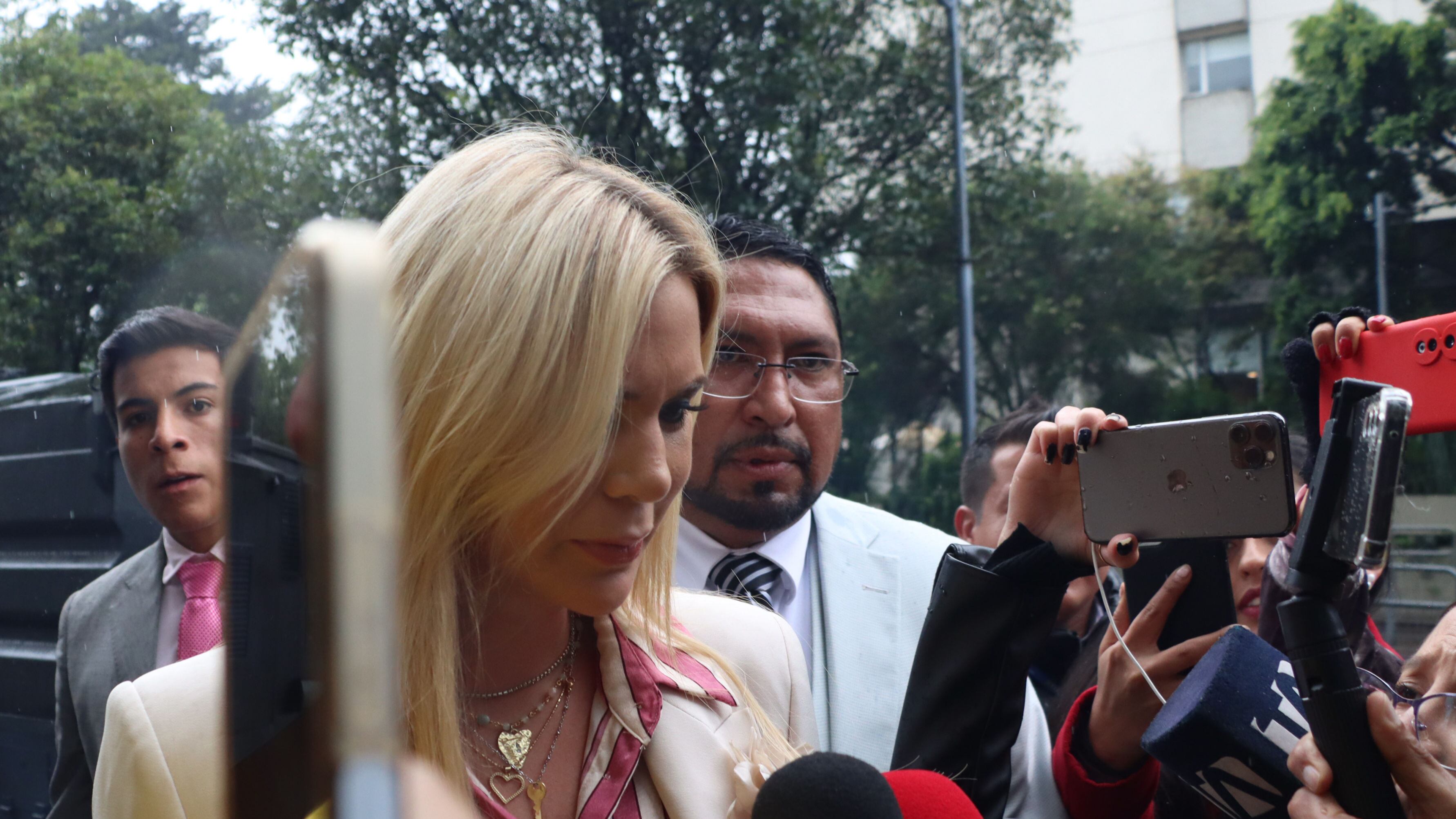 Carolina Jaume llega a la Fiscalía para rendir su versión voluntaria