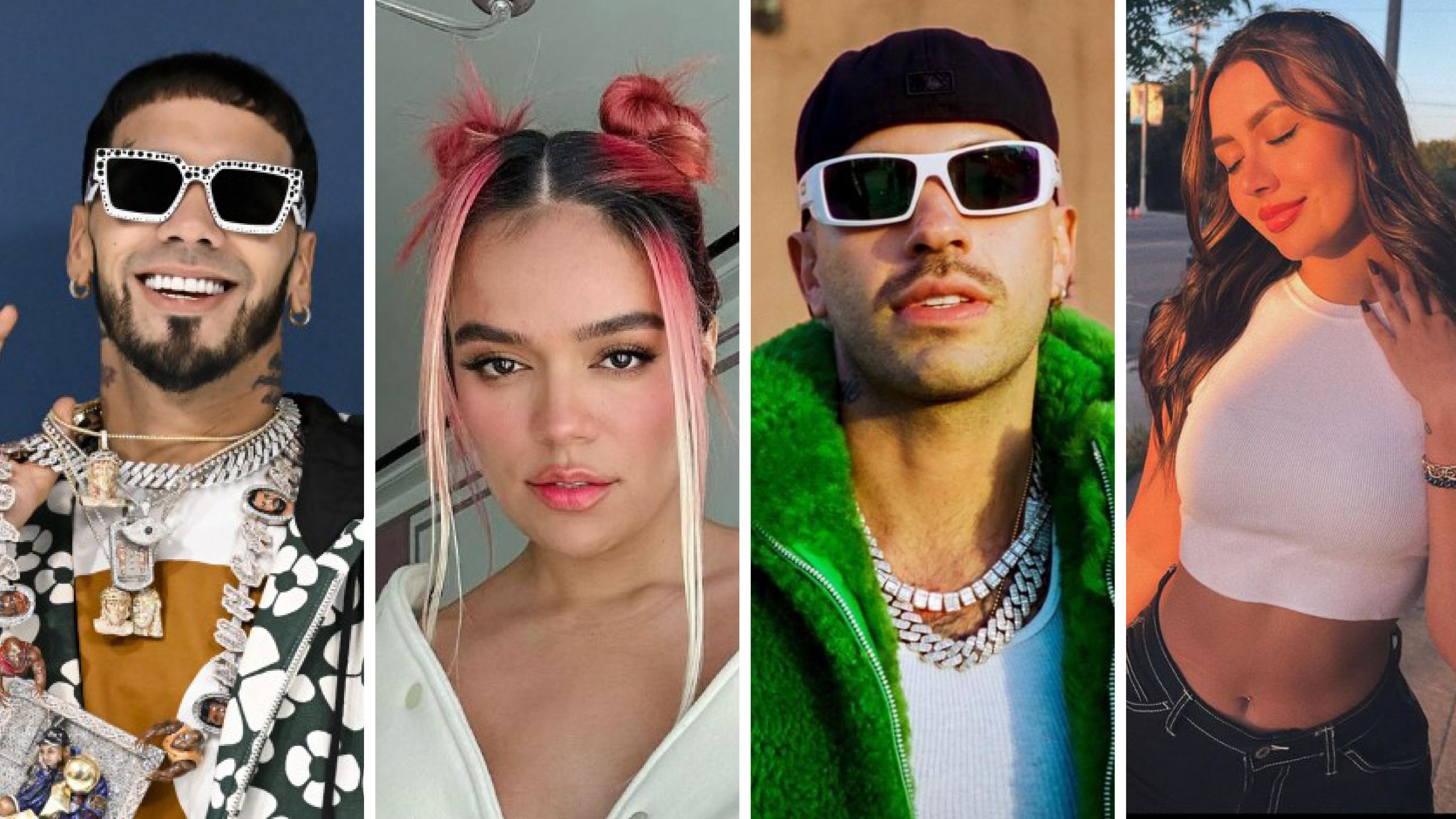 Anuel AA, Karol G, Feid y Nicole