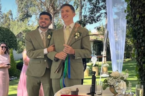 Así celebró su boda Diego Ulloa, de EnchufeTV, junto a Serghej Ferla