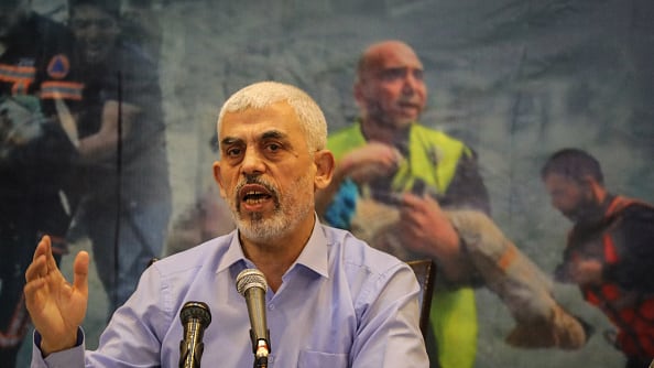El líder de Hamás, Yahya Sinwar,