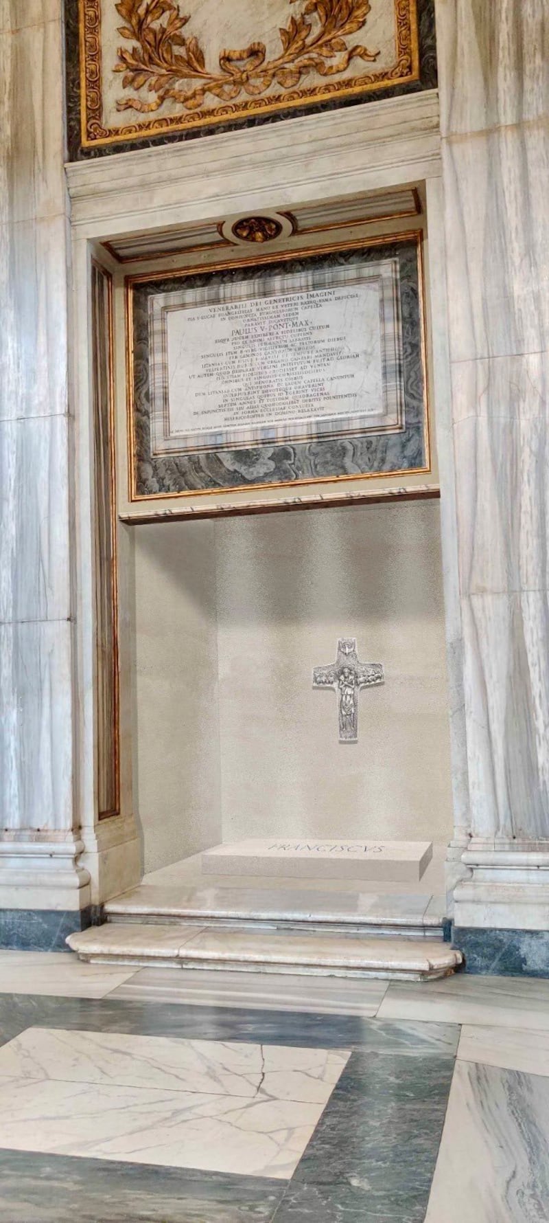 Tumba de el papa Francisco
