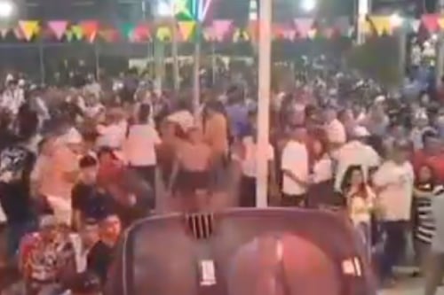 Balacera en plena fiesta de Navidad deja decenas de heridos en Santa Lucía, Guayas
