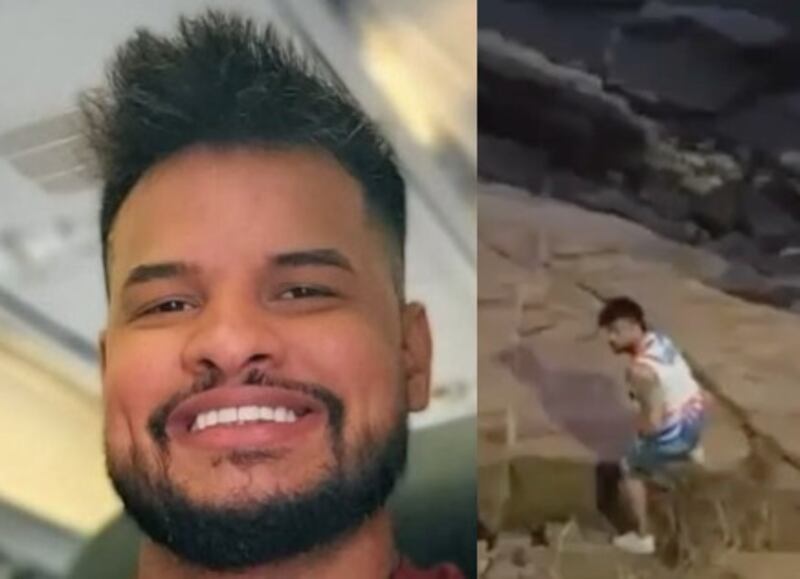 Luiz Guilherme Campitelli, de 31 años, falleció tras resbalar mientras intentaba recuperar su billetera en São Conrado, Río de Janeiro.