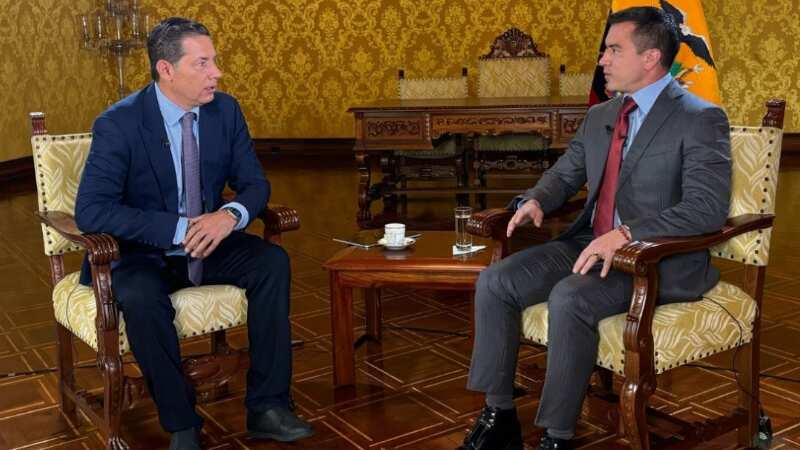 Daniel Noboa: “Los único que dijeron fraude fueron Luisa, Araúz y Maduro”