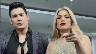 Mafer Pérez y su hermano