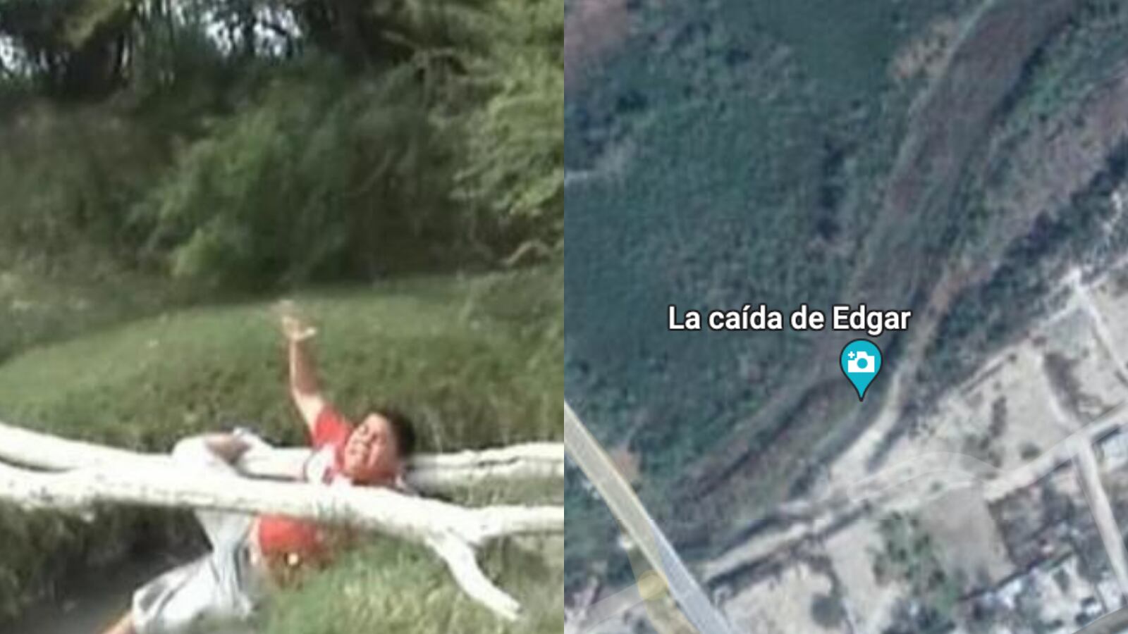 Ubicación de Edgar se cae