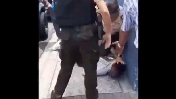 La persecución se mantuvo por 500 metros.