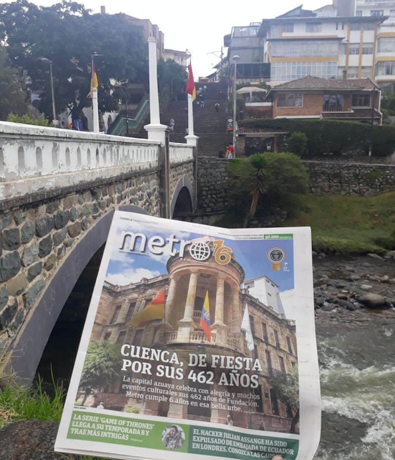 Diario Metro en Cuenca celebra 11 años de presencia