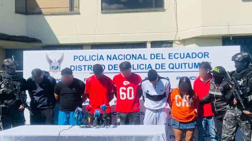 Serían de “Los Lobos”: esto se sabe de los sospechosos del sicariato en Nueva Aurora, capturados en Quito