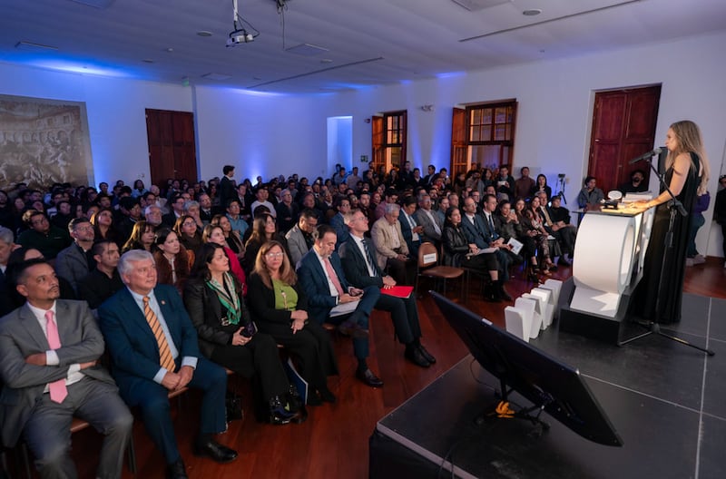 Lanzamiento XXV Bienal Panamericana de Arquitectura de Quito BAQ; Biblioteca Nacional Eugenio Espejo