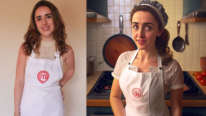 Victoria Patiño de MasterChef Ecuador según la Inteligencia Artificial