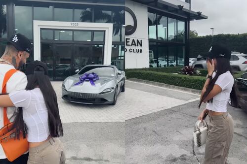 ¿Cuánto costó el Ferrari que Nicky Jam regaló a su esposa Juana Valentina Varón?