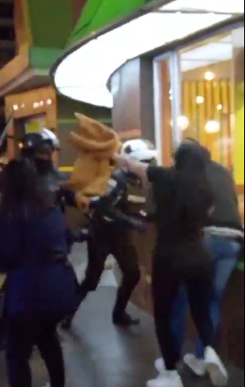 Abuso policial al norte de Quito