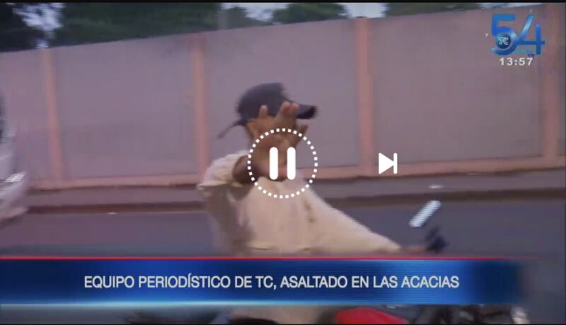 Periodista asaltado