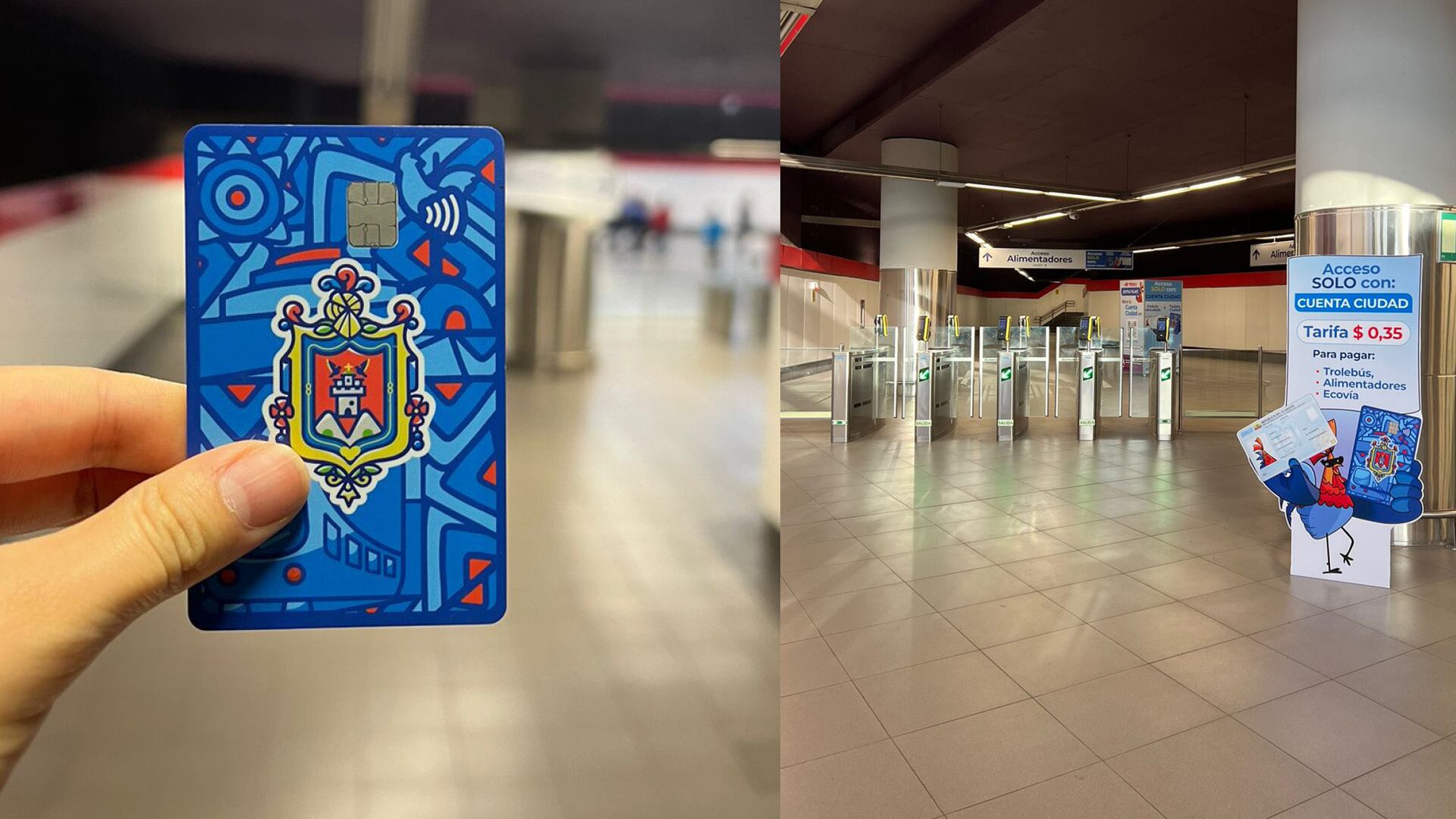 La Tarjeta Ciudad y otros mecanismos ahorran tiempo y filas en el Metro de Quito tras inicio de clases