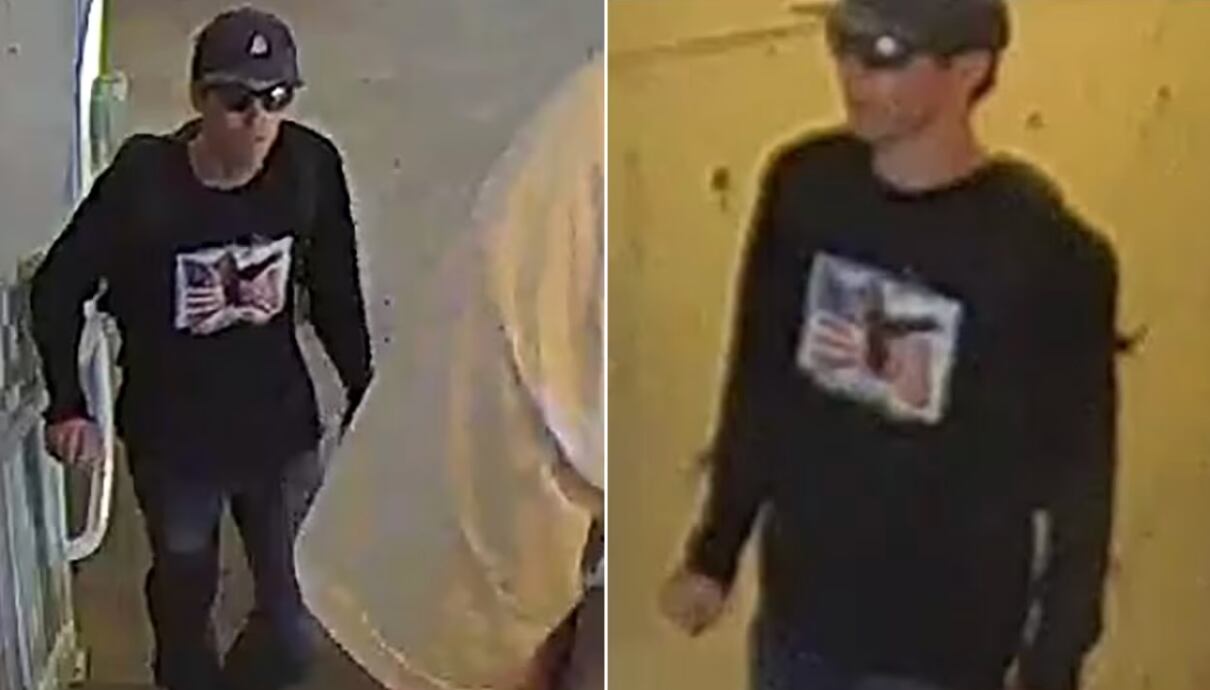 Fotos difundidas por el FBI de una persona de interés en el asesinato del líder conservador Charlie Kirk.