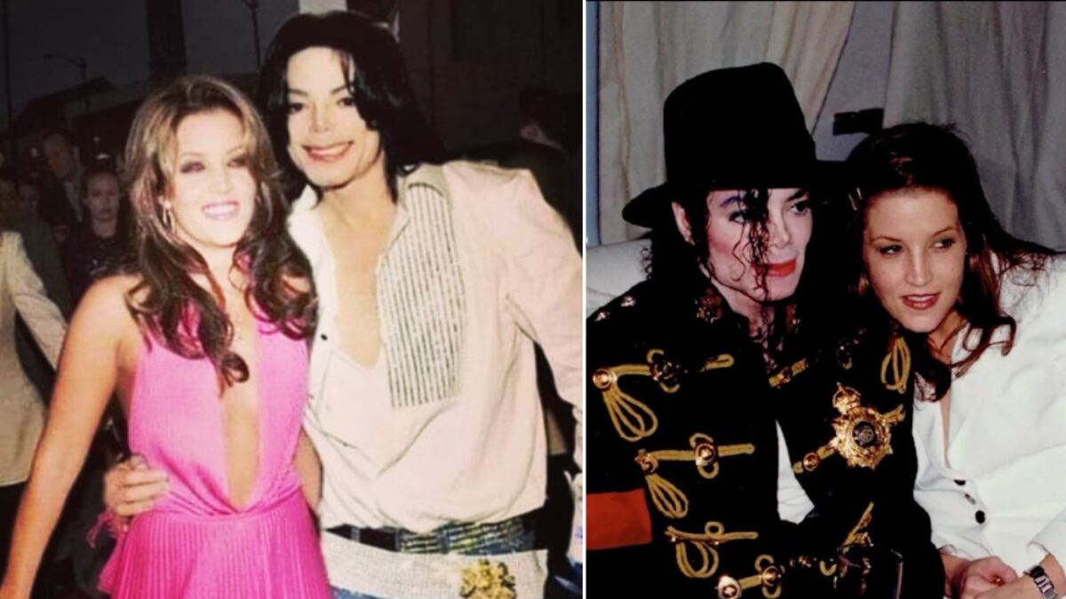 Lisa Marie Presley y Michael Jackson fueron esposos.
