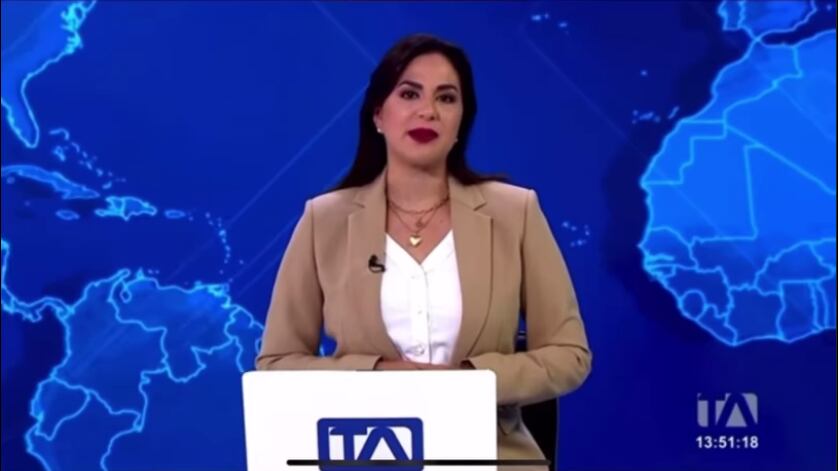 ¡En lágrimas! Presentadora María Grazzia Acosta renuncia a Teleamazonas después de 12 años