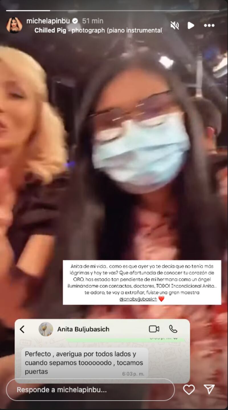 Mensaje de Michela Pincay