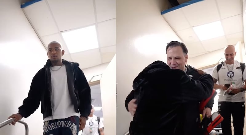 Michael Morales reaccionó emocionado al conocer la suma total ganada por su triunfo en la UFC.