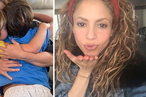 La prueba del verdadero amor: Sasha le dio tierno beso a Shakira al frente de todos y conmocionó las redes