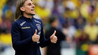 Sebastián Beccacece DT de Ecuador Fuente: @SebastiaNunezA