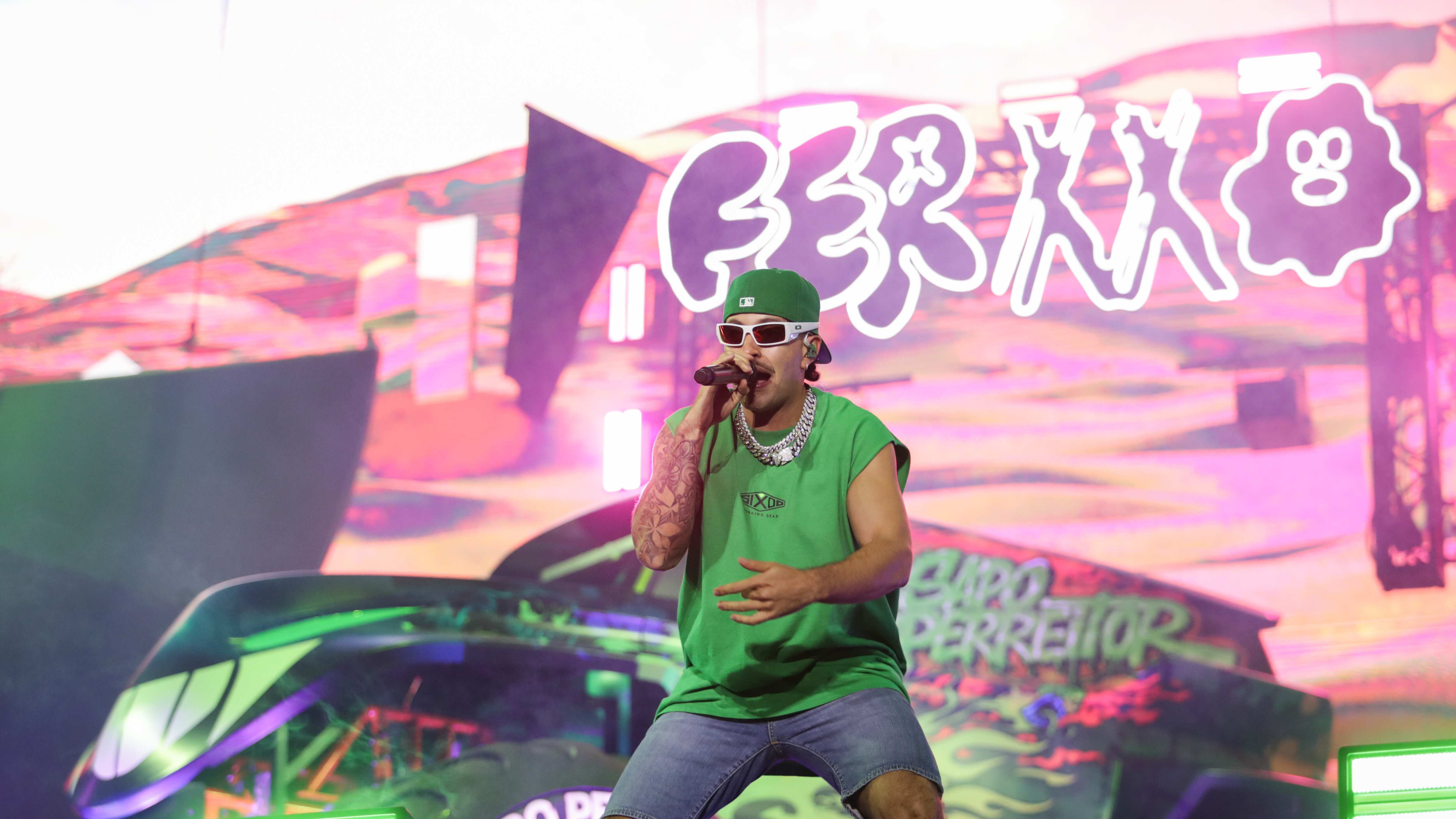 FEID, durante su presentación en el Festival Estéreo Picnic, en el Parque Simón Bolívar de Bogotá