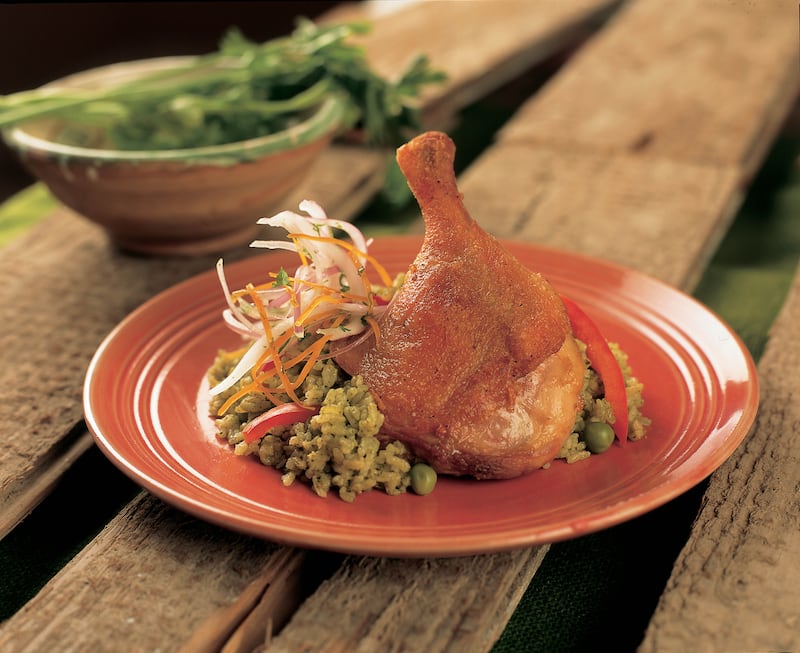 Arroz con Pato, plato tradicional de Lambayeque