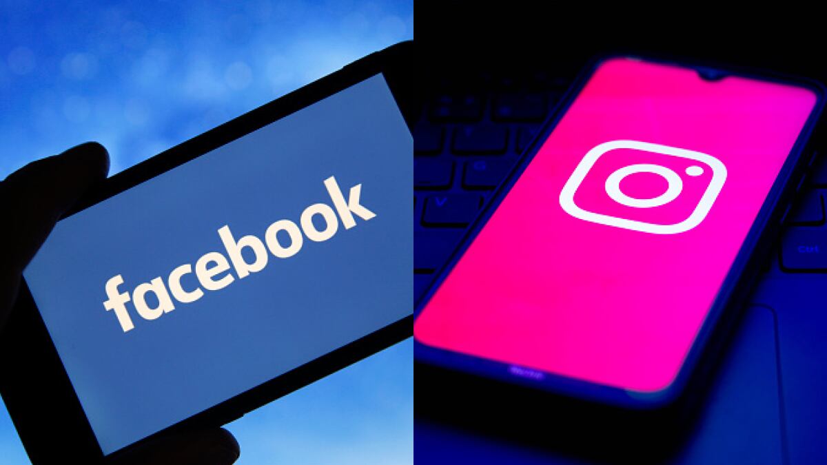 Razón de la caída de Facebook e Instagram