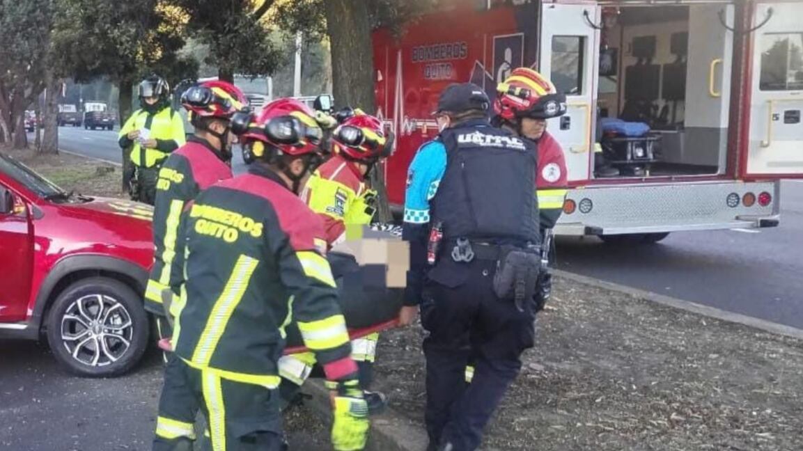 Siniestro de tránsito en la Simón Bolívar