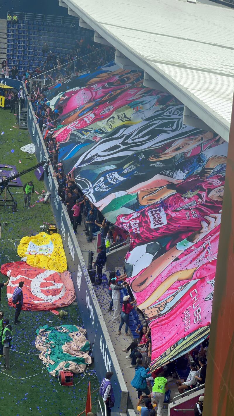 Bandera gigante de Independiente del Valle