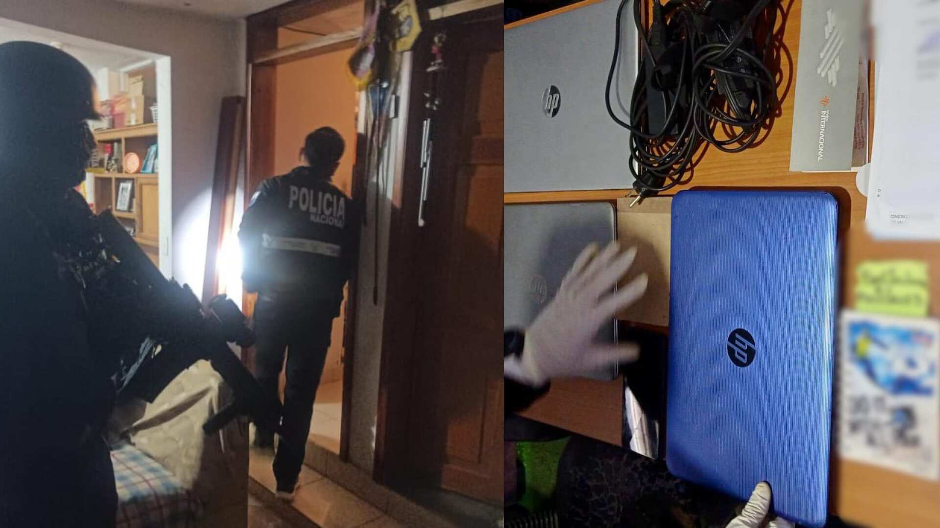 Cinco policías en servicio activo por presunta delincuencia organizada en Pichincha