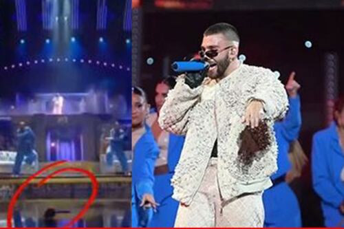 ¡Dios santo! Un ratón cayó al escenario de Viña del Mar en pleno show de Manuel Turizo