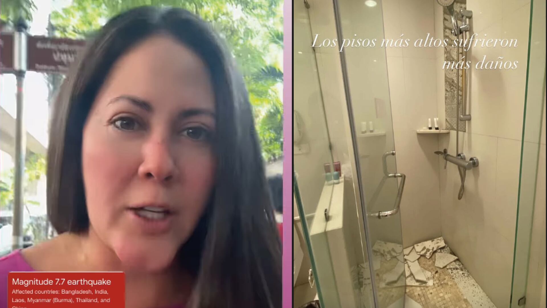 Denisse Molina tras terremoto en Myanmar: “Estaba en el piso 29 y pensé que era el último día de mi vida”