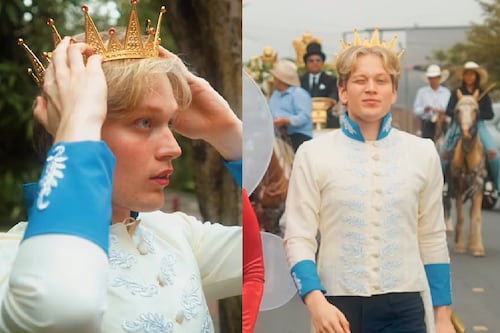 Iván Farah fue a votar disfrazado del ‘Príncipe Encantador’ de Shrek