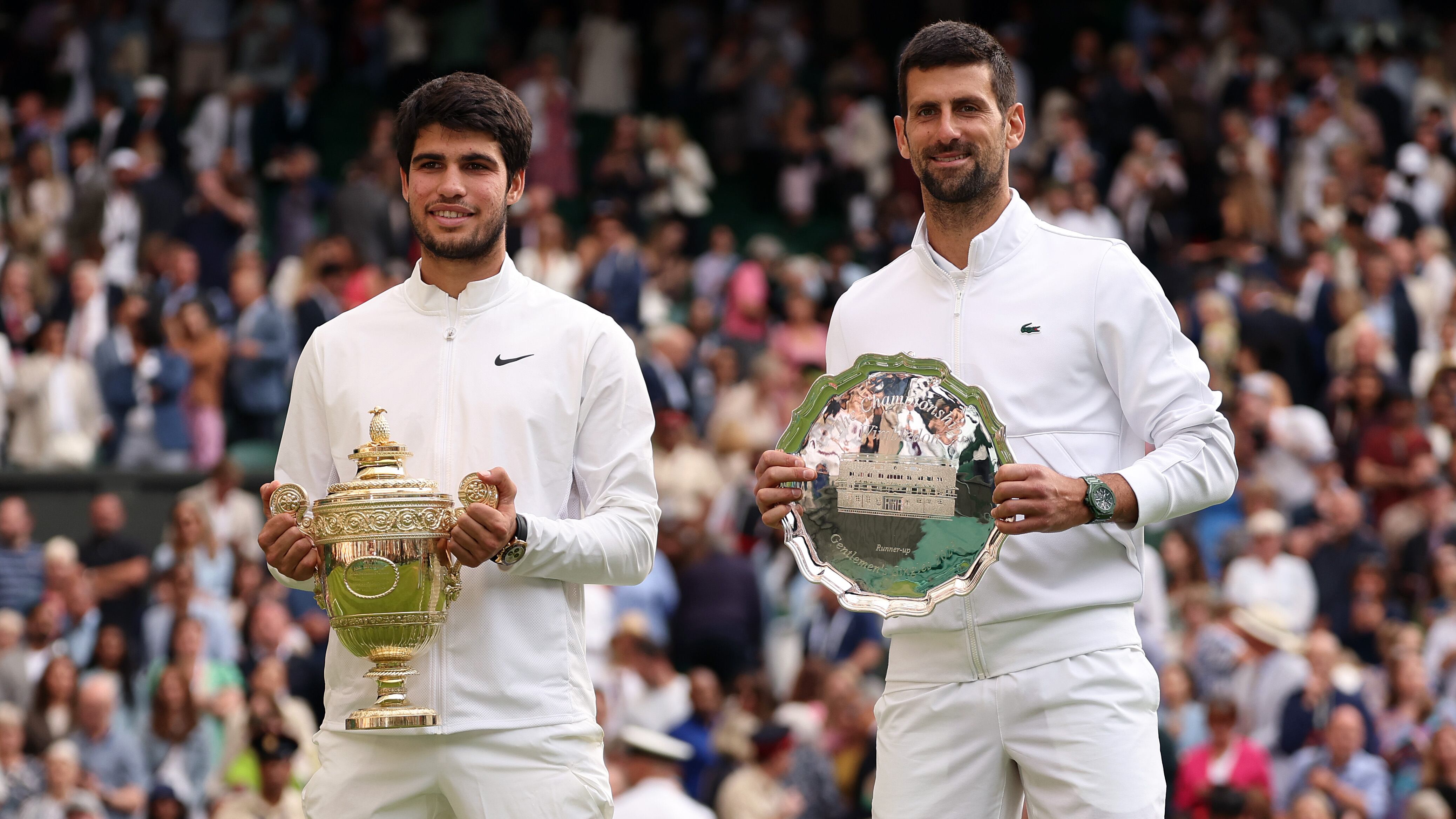 Novak Djokovic y Carlos Alcaraz se enfrentarán en la final de Wimbledon 2024.