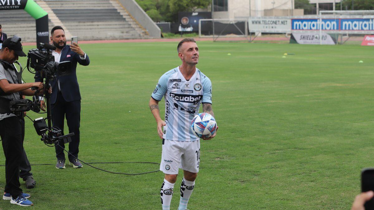 Damián Díaz con el Guayaquil City