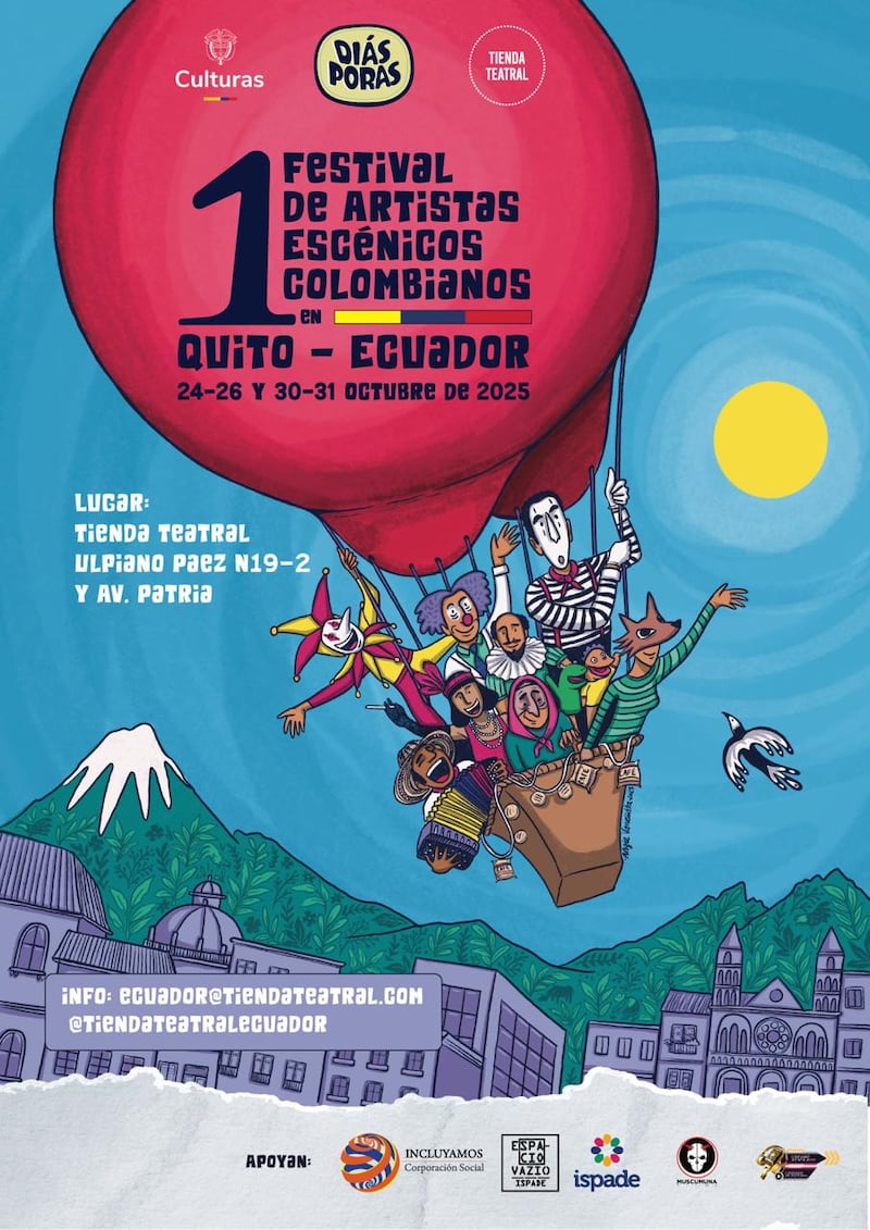 Quito acogerá el Primer Festival “Diáspora de Artistas Escénicos Colombianos en Ecuador”