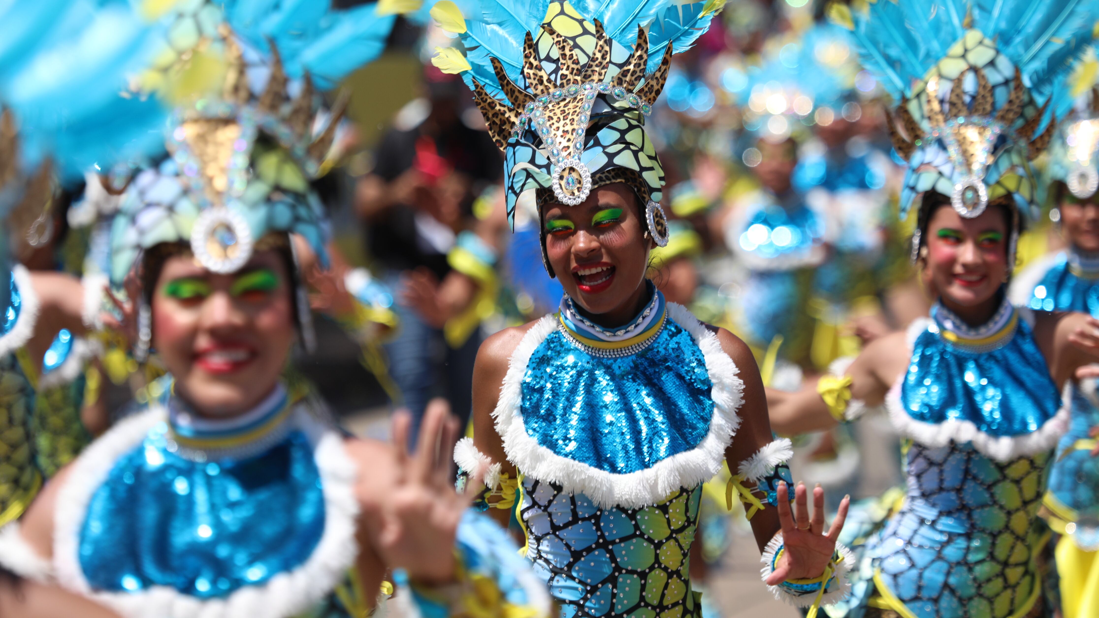 Comparsa de fantasía en el Carnaval de Barranquilla.