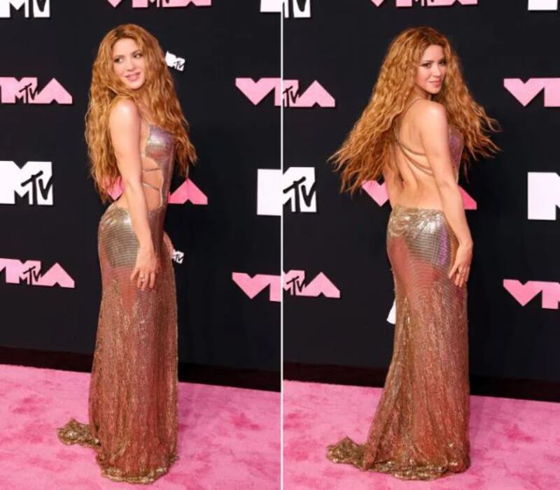 Shakira en los MTV VMAs 2023 (Foto: MTV)