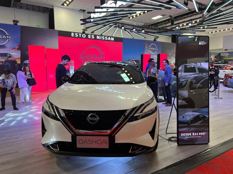 Nissan Qashqai, uno de los modelos que cautivó a los asistentes en Automundo 2023.