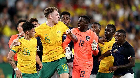 Moisés Ramírez con la Tricolor ante Australia