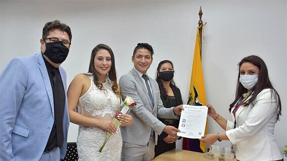 Matrimonio en el Registro Civil
