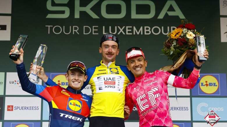 Richard Carapaz en el Skoda Tour de Luxemburgo 2025