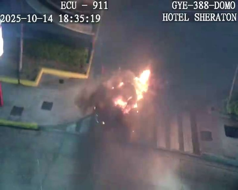 Coche bomba en Guayaquil
