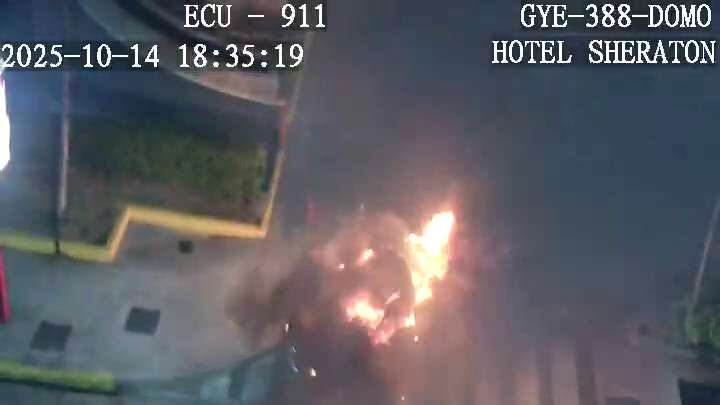 Coche bomba en Guayaquil
