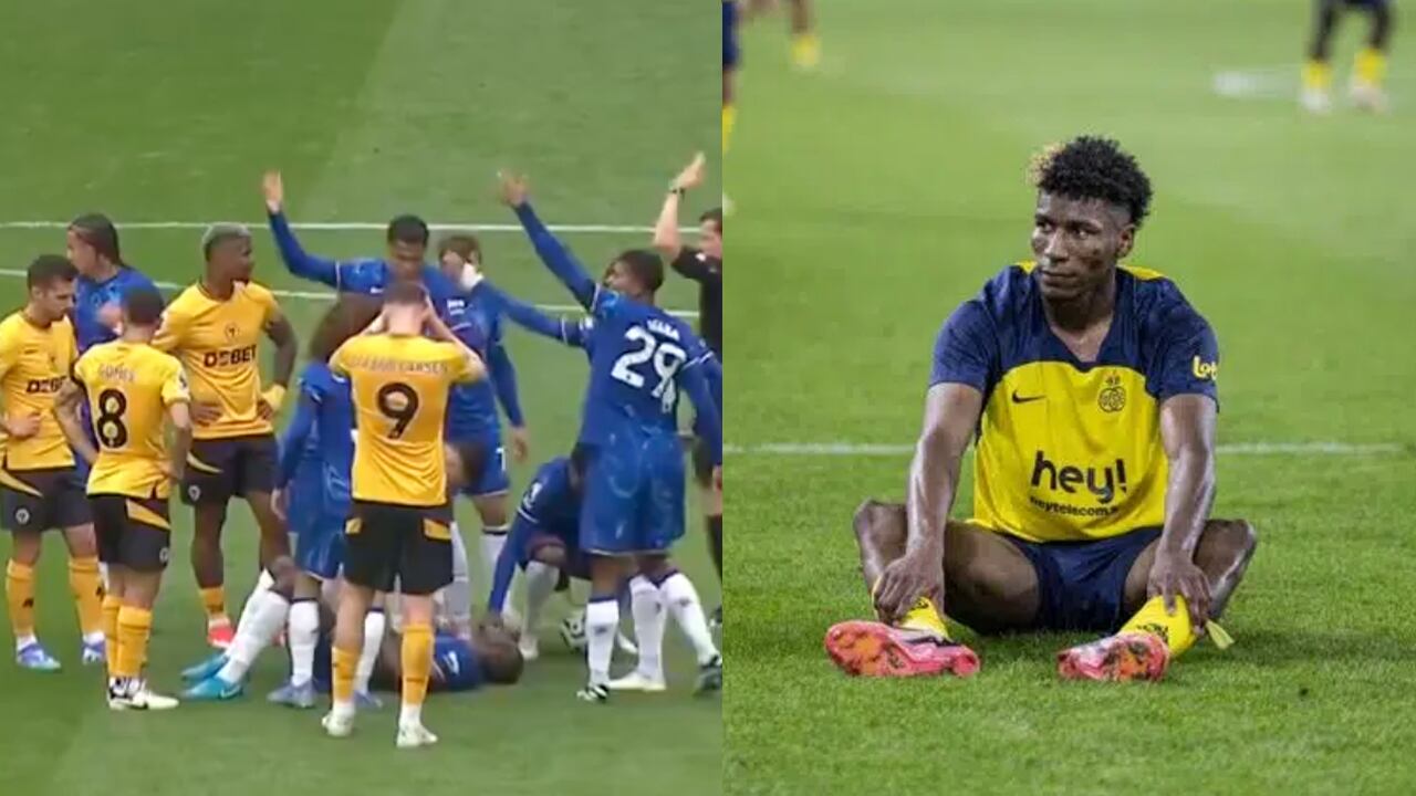 Moisés Caicedo y Kevin Rodríguez lesionados