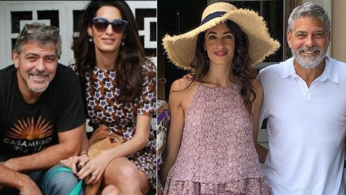 George y Amal Clooney